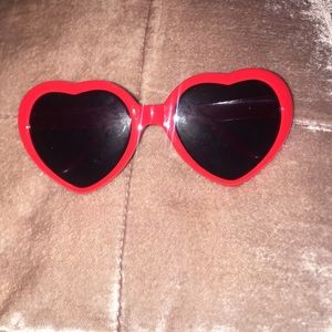 Heart shaped sunglasses